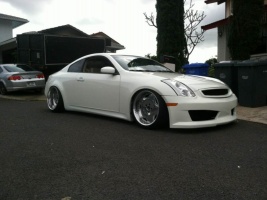 2006 Infiniti G35 with 19x10 LockSmice Duke wheels