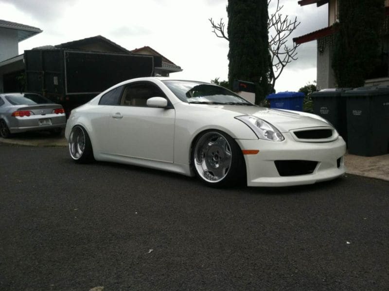2006 Infiniti G35 with 19x10 LockSmice Duke wheels