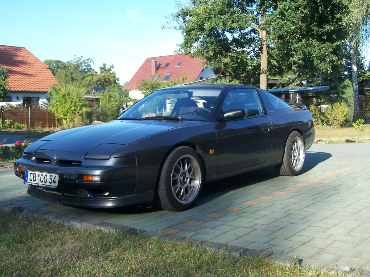 1990 Nissan S13 with 17x8.5 CR7 wheels