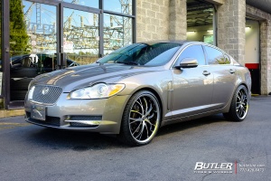 2010 Jaguar XF with Lexani Polaris wheels