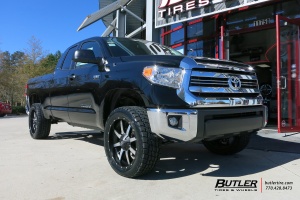 2014 Toyota Tundra with Fuel Maverick wheels