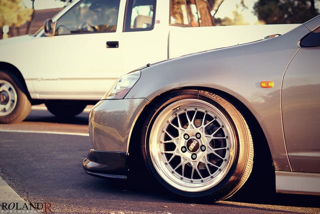 2006 Acura RSX with 17x9 BBS RYII wheels