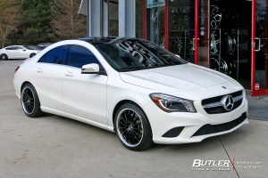 2015 Mercedes-Benz CLA-Class with Mandrus Millenium wheels