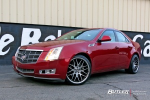 2010 Cadillac CTS with MRR RW06 wheels