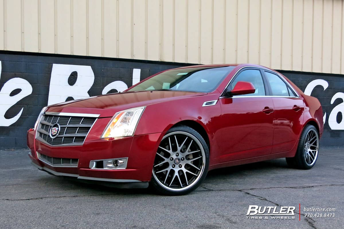 2010 Cadillac CTS with MRR RW06 wheels