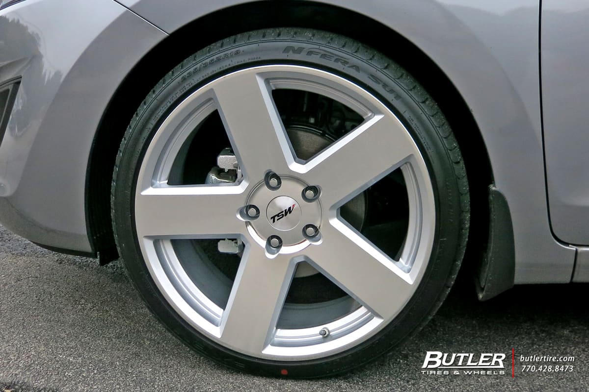 2015 Hyundai Elantra GT with TSW Bristol wheels