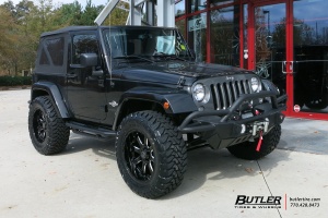 2014 Jeep Wrangler with Black Rhino Sierra wheels