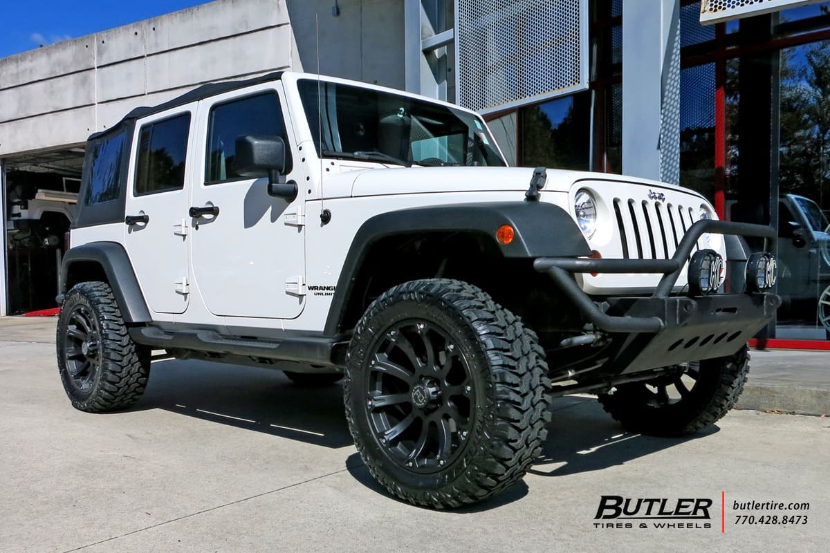 2015 Jeep Wrangler Unlimited with Black Rhino Sidewinder wheels