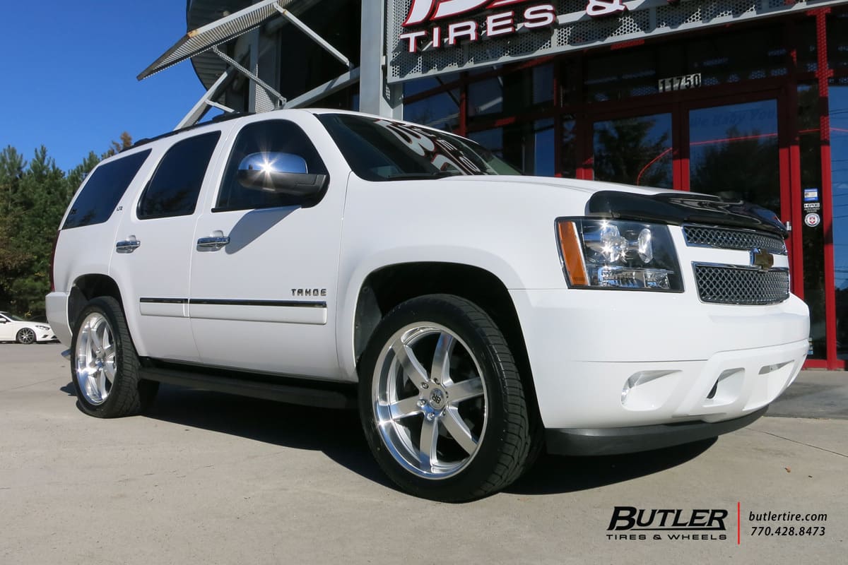2014 Chevrolet Tahoe with Black Rhino Pondora wheels