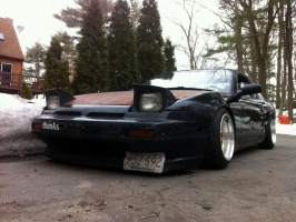 1990 Nissan S13 with 15x9 XXR 002 wheels