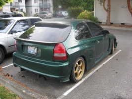 1999 Honda Civic with 17x7.5 Rays Gram Lights wheels
