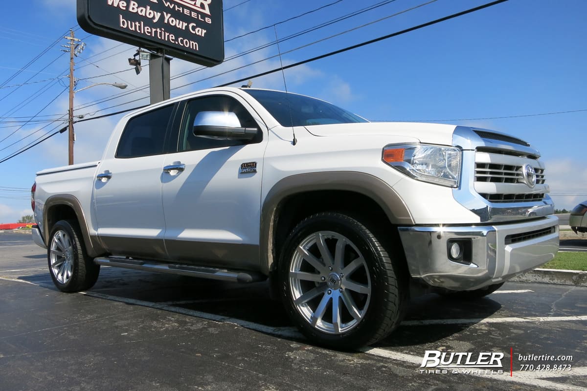 2014 Toyota Tundra with Black Rhino Traverse wheels