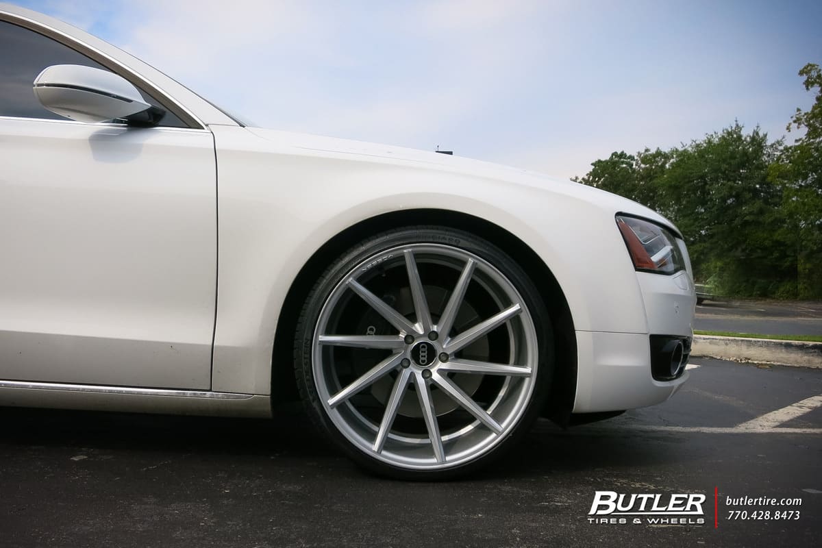 2014 Audi A8 with Vossen CVT wheels