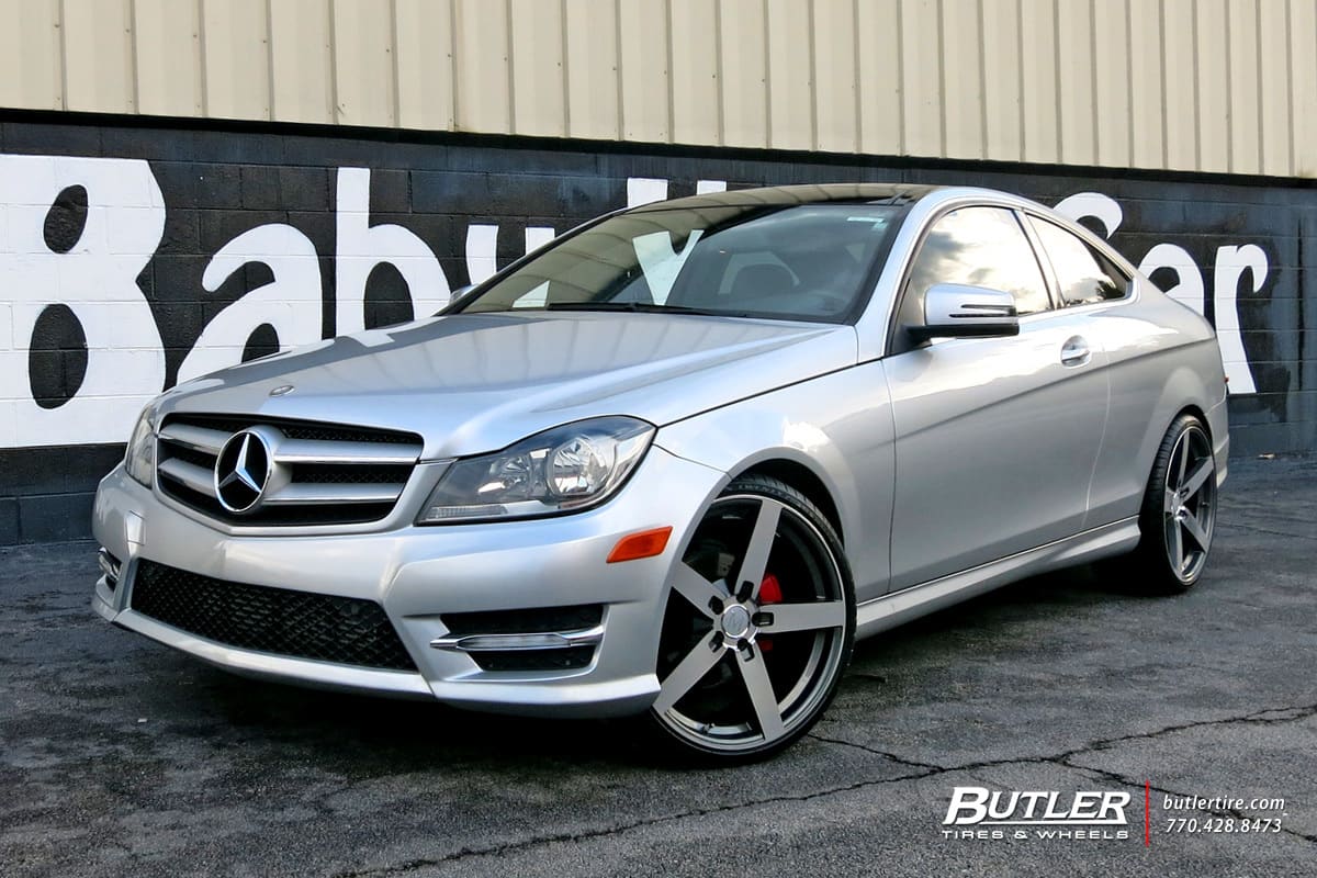 2009 Mercedes-Benz C-Class with Mandrus Arrow wheels