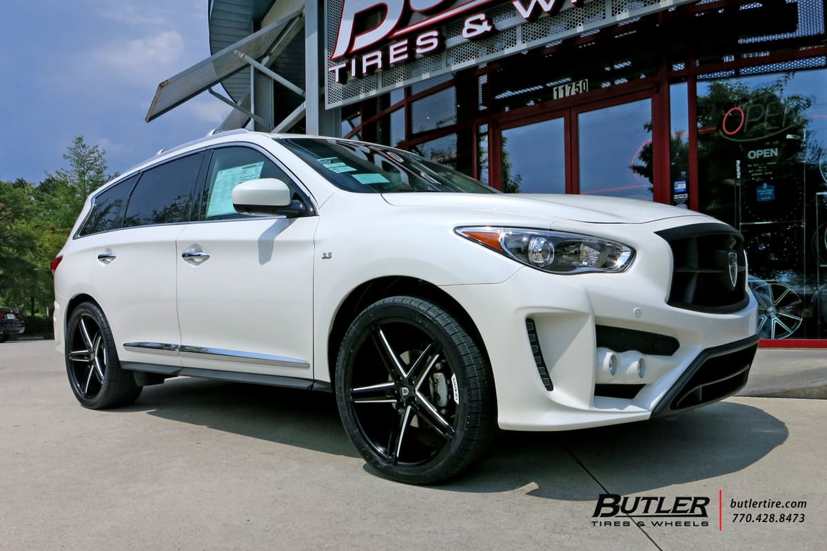 2015 Infiniti QX60 with Lexani R-Three wheels