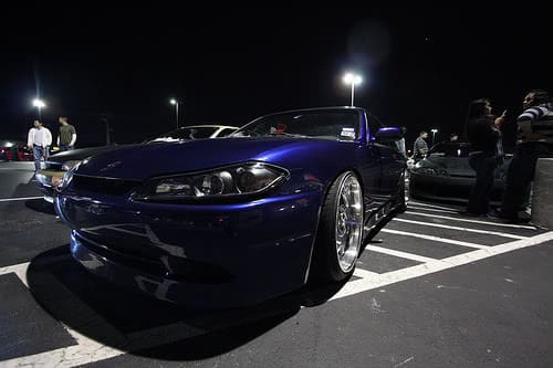1995 Nissan S14 with 19x10 Auto Couture Magnifique wheels