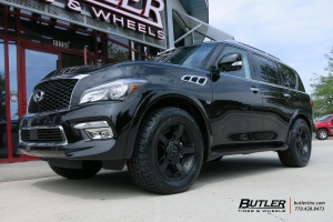 2015 Infiniti QX80 with XD Rockstar II wheels