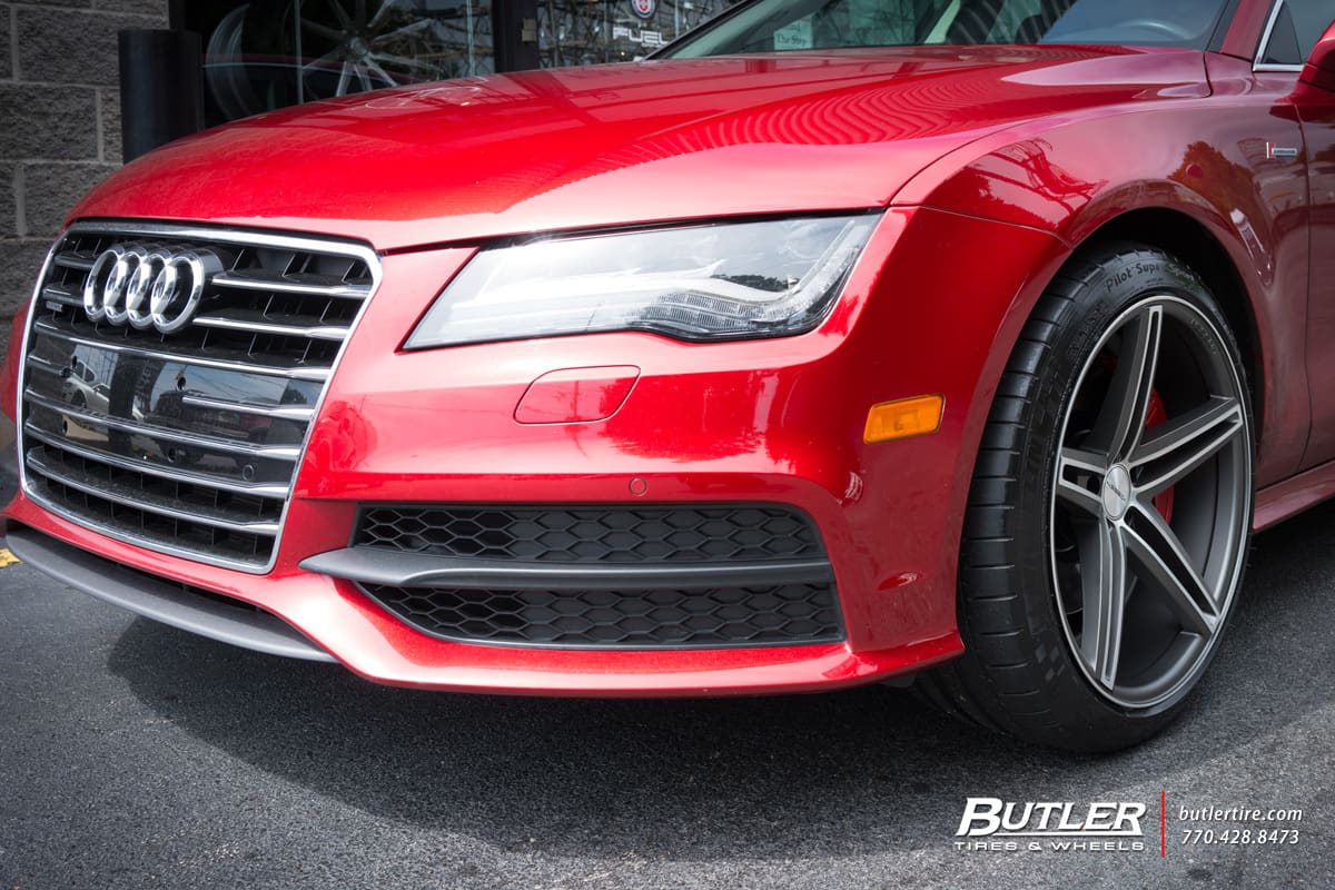 2015 Audi A7 with Vossen CV7 wheels