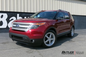 2014 Ford Explorer with TSW Carthage wheels