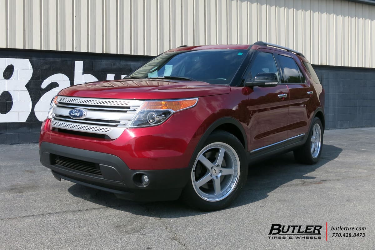 2014 Ford Explorer with TSW Carthage wheels