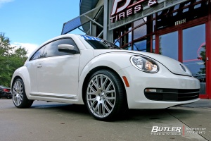 2015 Volkswagen Beetle with TSW Mugello wheels
