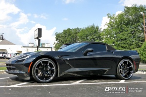 2015 Chevrolet Corvette with Lexani LZ-109 wheels