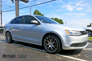 2015 Volkswagen Jetta with TSW Nurburgring wheels