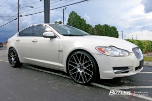 2009 Jaguar XF with Lexani CSS8 wheels