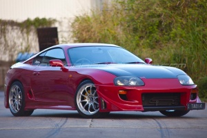 1996 Toyota Supra with 18x9.5 Rota DPT wheels