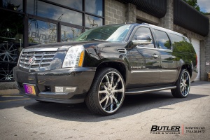 2013 Cadillac Escalade ESV with Savini SV46 wheels