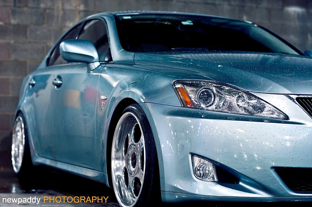 2008 Lexus IS 350 with 18x9 SSR Vienna wheels