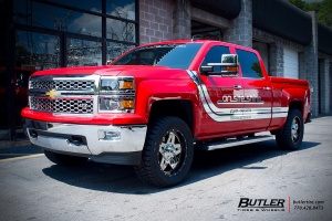 2015 Chevrolet Silverado 2500HD with Fuel Full Blown wheels