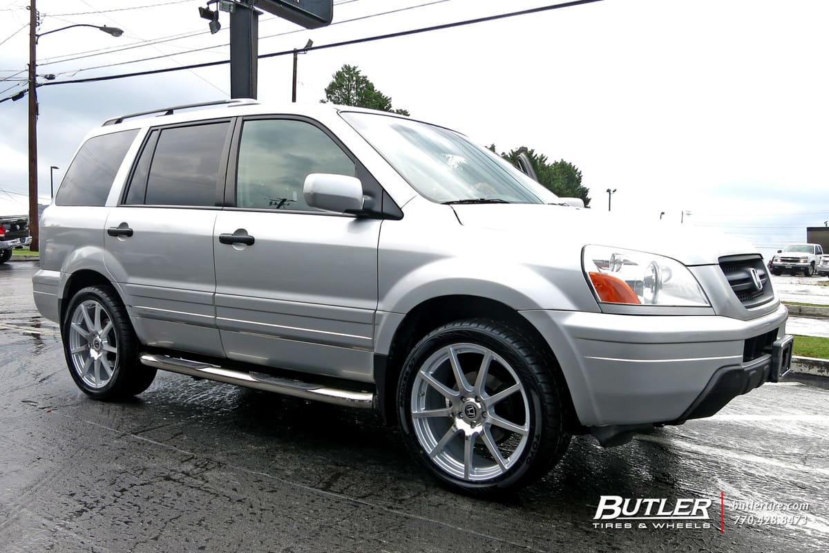 2004 Honda Pilot with TSW Interlagos wheels