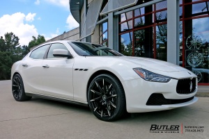 2015 Maserati Ghibli with Lexani CSS-15 wheels