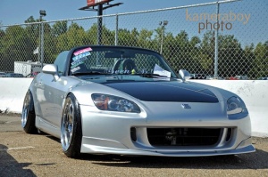 2003 Honda S2000 with 18x9 SSR SP1 wheels