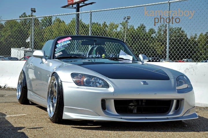 2003 Honda S2000 with 18x9 SSR SP1 wheels