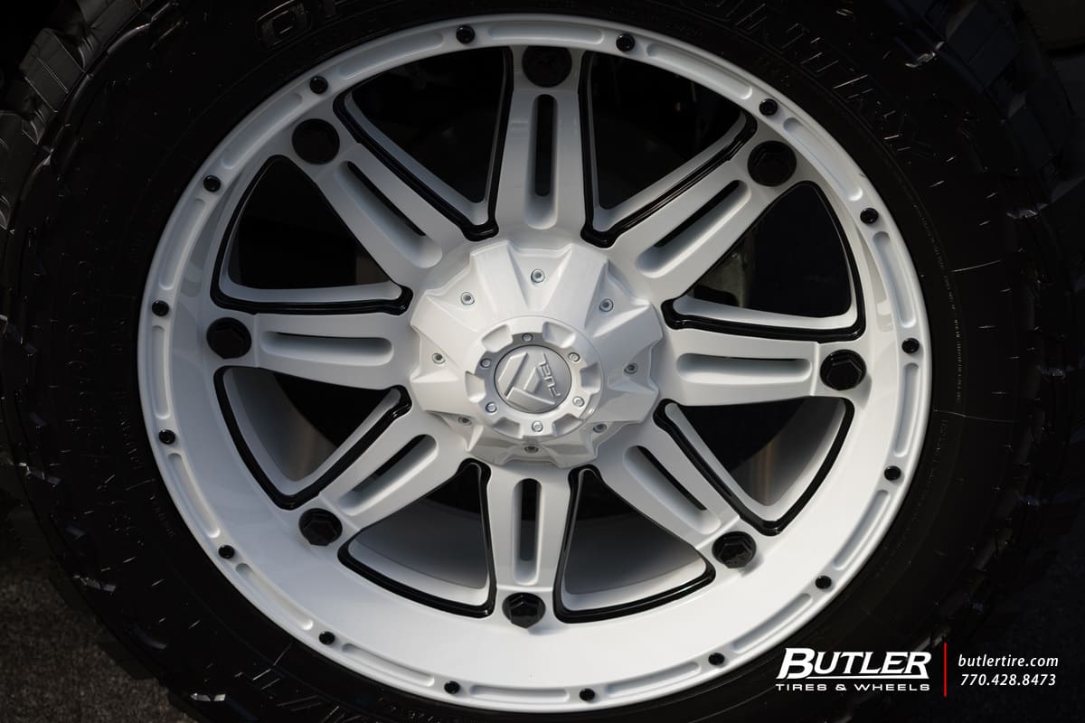2013 Jeep Wrangler Unlimited with Fuel Hostage wheels
