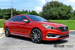 2015 Hyundai Genesis with Lexani CSS-15 wheels