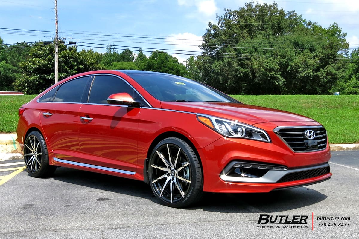 2015 Hyundai Genesis with Lexani CSS-15 wheels