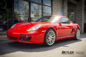 2014 Porsche Cayman with Victor Innsbruck wheels