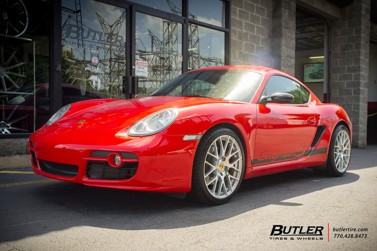 2014 Porsche Cayman with Victor Innsbruck wheels