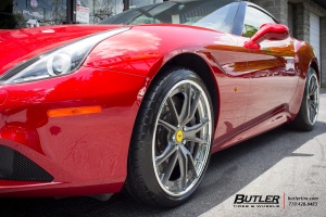 2013 Ferrari California with HRE S104 wheels