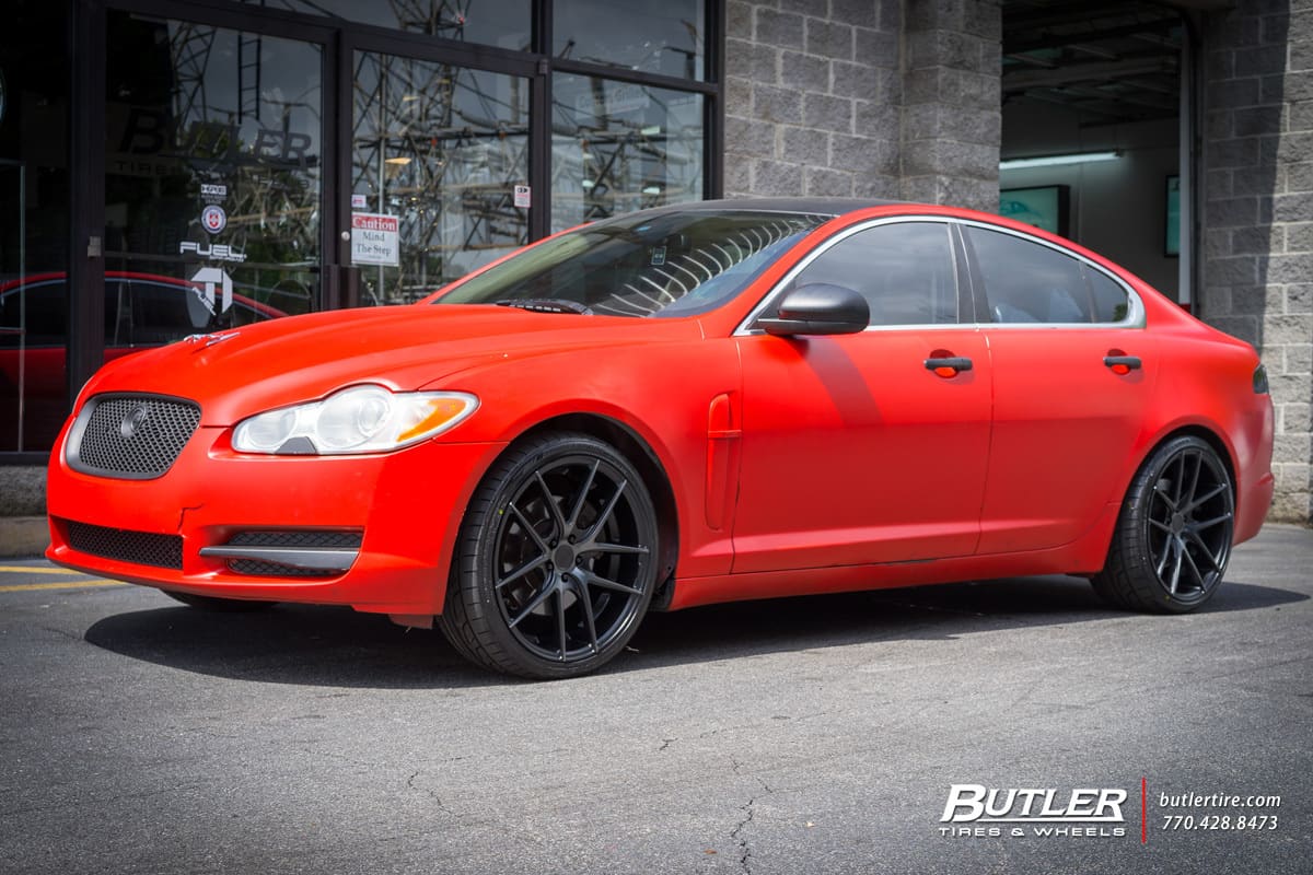 2009 Jaguar XF with Niche Targa wheels