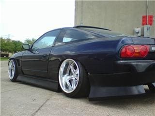 1993 Nissan S13 with 18x10 Work Wheels VS-KF wheels