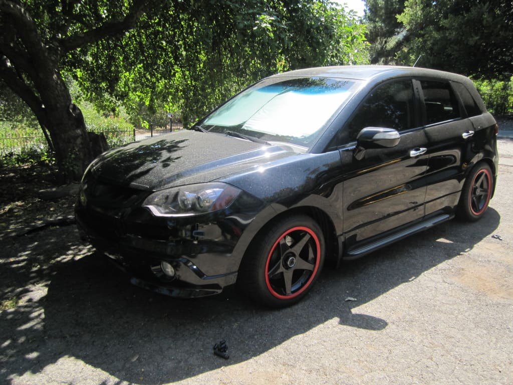 2011 Acura RDX with 17x10 wheels