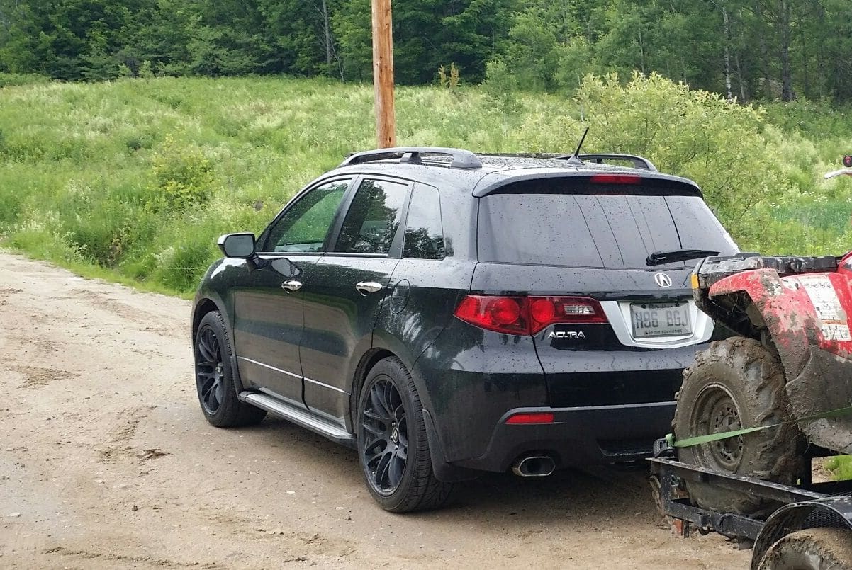 2012 Acura RDX with 20x10 Drag DR-37 wheels