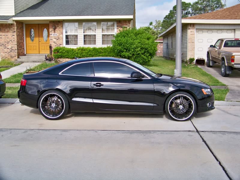 2010 Audi A5 with 20x9 wheels
