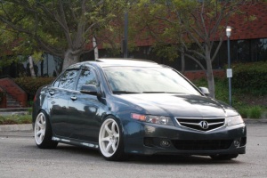 2007 Acura TSX with 18x9.5 Gramlights 57 pro wheels