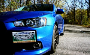 2008 Mitsubishi Lancer Evolution with 20x8.75 XXR 527 wheels