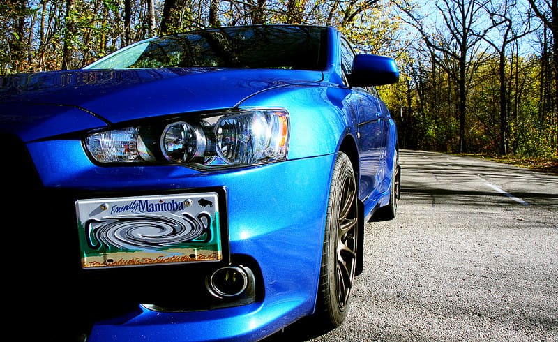2008 Mitsubishi Lancer Evolution with 20x8.75 XXR 527 wheels